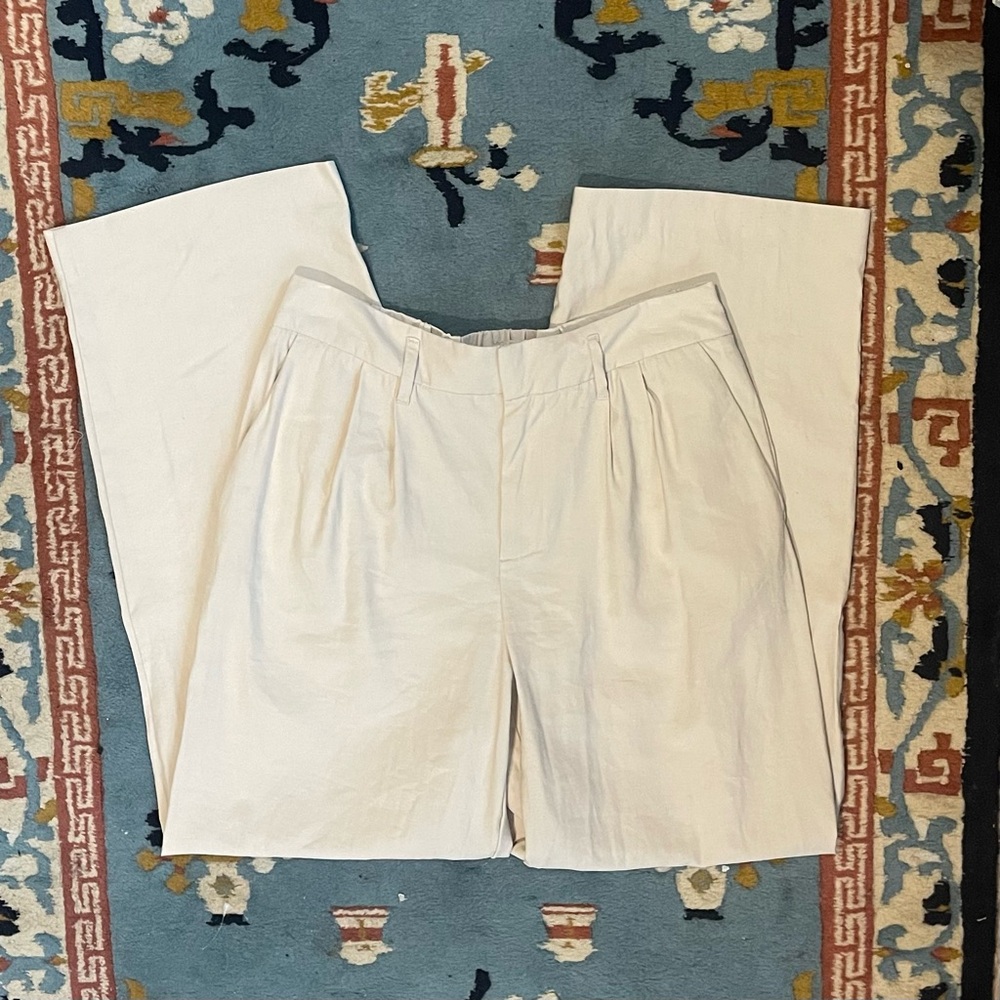 A New Day High-Rise Pleat Front Straight Trousers 8 Medium NWOT